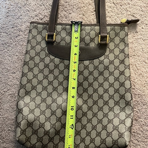 GUCCI-vintage monogram tote bag-authentic - Picture 9 of 11